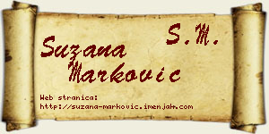 Suzana Marković vizit kartica